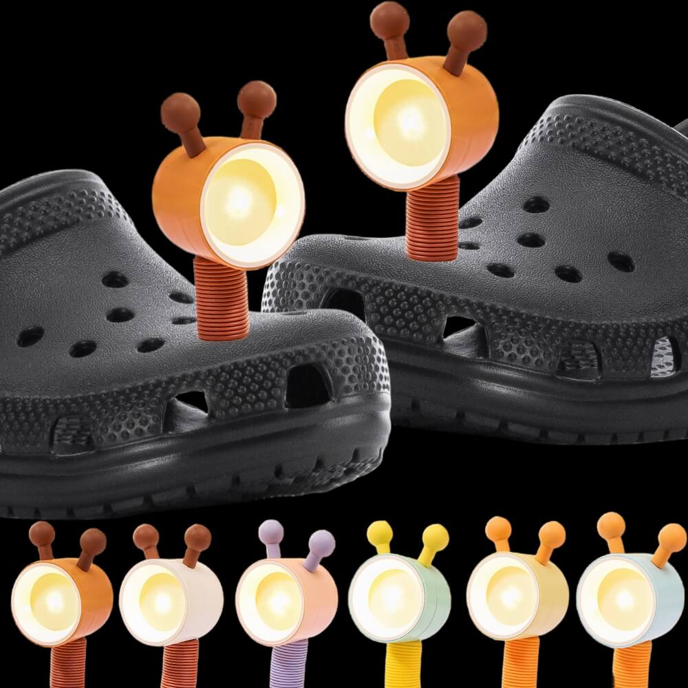 Bee Croc Lights - Eye-friendly - 6 Colors (2 Pack) - Croc Lights®