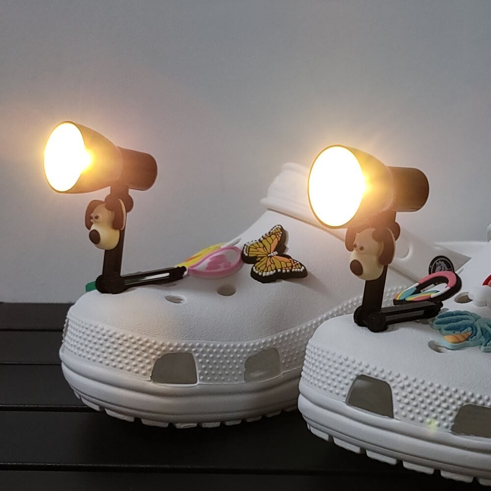 Desk lamp shoe lights - Eye-friendly - 3 Colors (2 Pack) - Croc Lights®