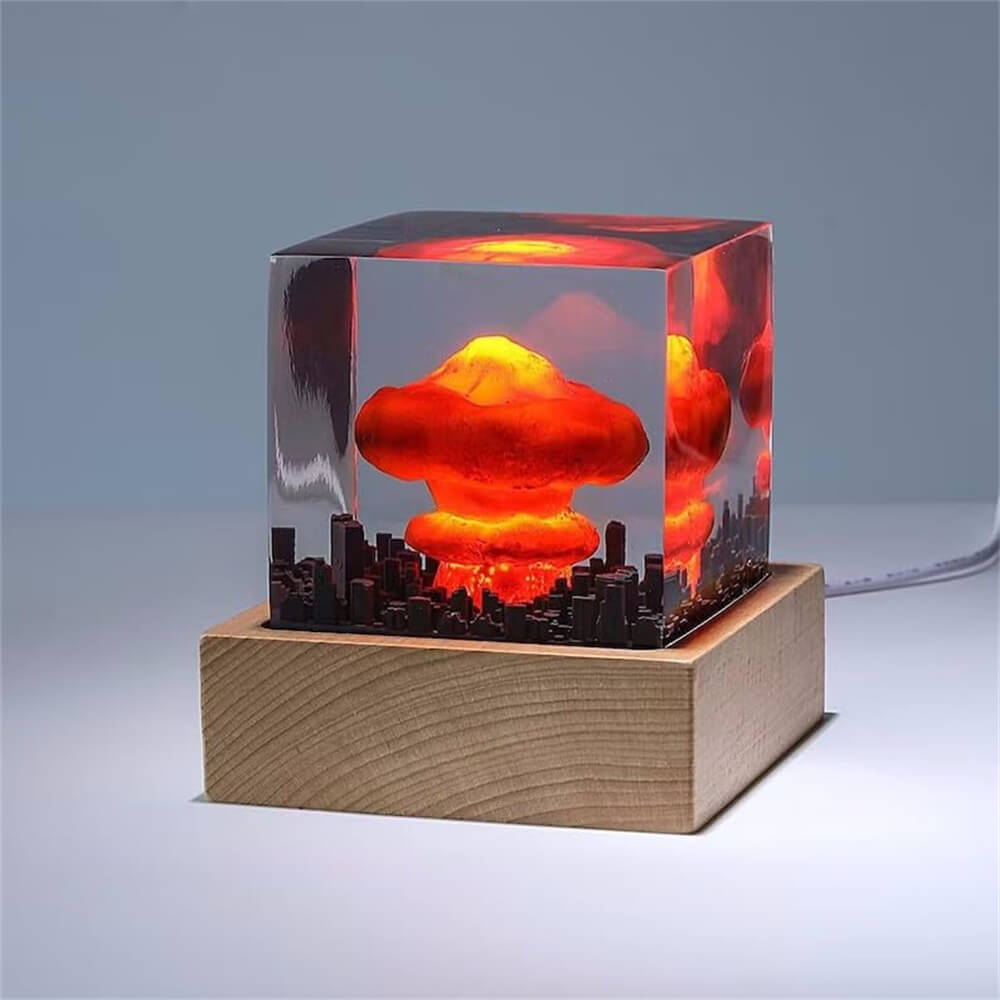 Nuke lamp - Mushroom Cloud Nuclear Explosion Lamp - Croc Lights®