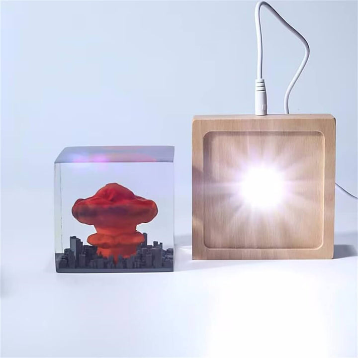 Nuke lamp - Mushroom Cloud Nuclear Explosion Lamp - Croc Lights®