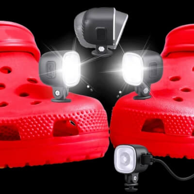Adjustable 270° croc lights
