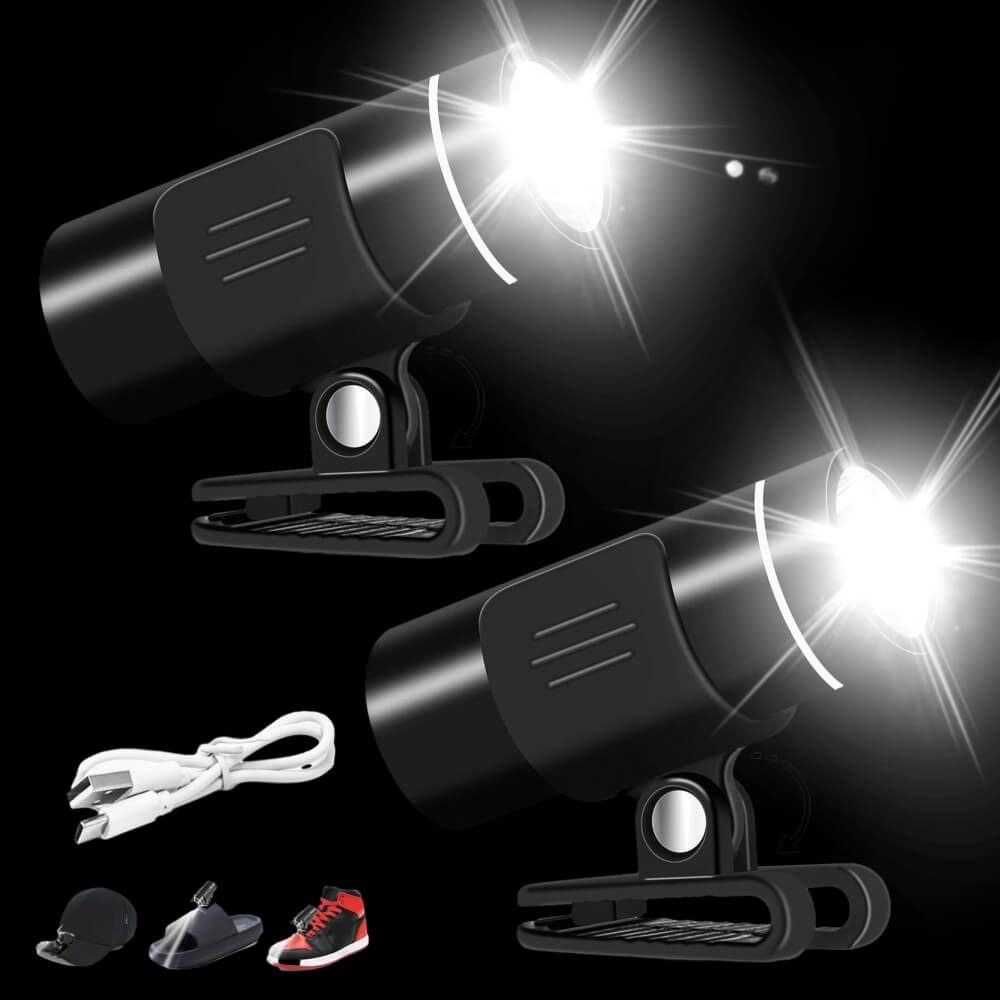 Universal Croc Lights (2 pack) - For use on caps, slippers, sneakers, Crocs, and more